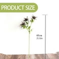 thumbnail image 2 of 1PC Silk Artificial Thistle Flowers Eryngiums,Faux Eryngium Plants Sea Holly Long Stem Bouquet for Wedding, Table Centerpiece & Home Decor,Orange, 2 of 8