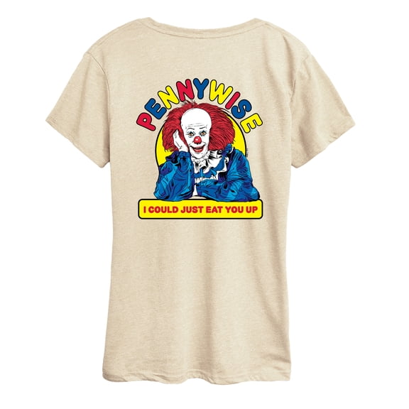 IT - Pennywise Eat You - Women's Short Sleeve Graphic T-Shirt