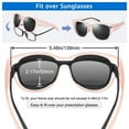 thumbnail image 4 of TINHAO Polarized Sunglasses Over Glasses Women Fit Over Glasses Sunglasses Cat Eye Sunglasses UV Protection Lightweight, 4 of 7