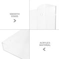 thumbnail image 4 of Soporte de pared para libros de acrílico, transparente, para folletos, revistas, folletos y documentos, ideal para oficina, hogar o escuela., 4 of 7