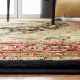 thumbnail image 4 of SAFAVIEH Lyndhurst Miranda Floral Area Rug, Black/Red, 5'3" x 7'6", 4 of 8