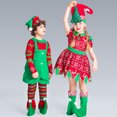 thumbnail image 4 of IKALI Elf Costumes for Boys Christmas with Hat 3-10 Years, 4 of 6