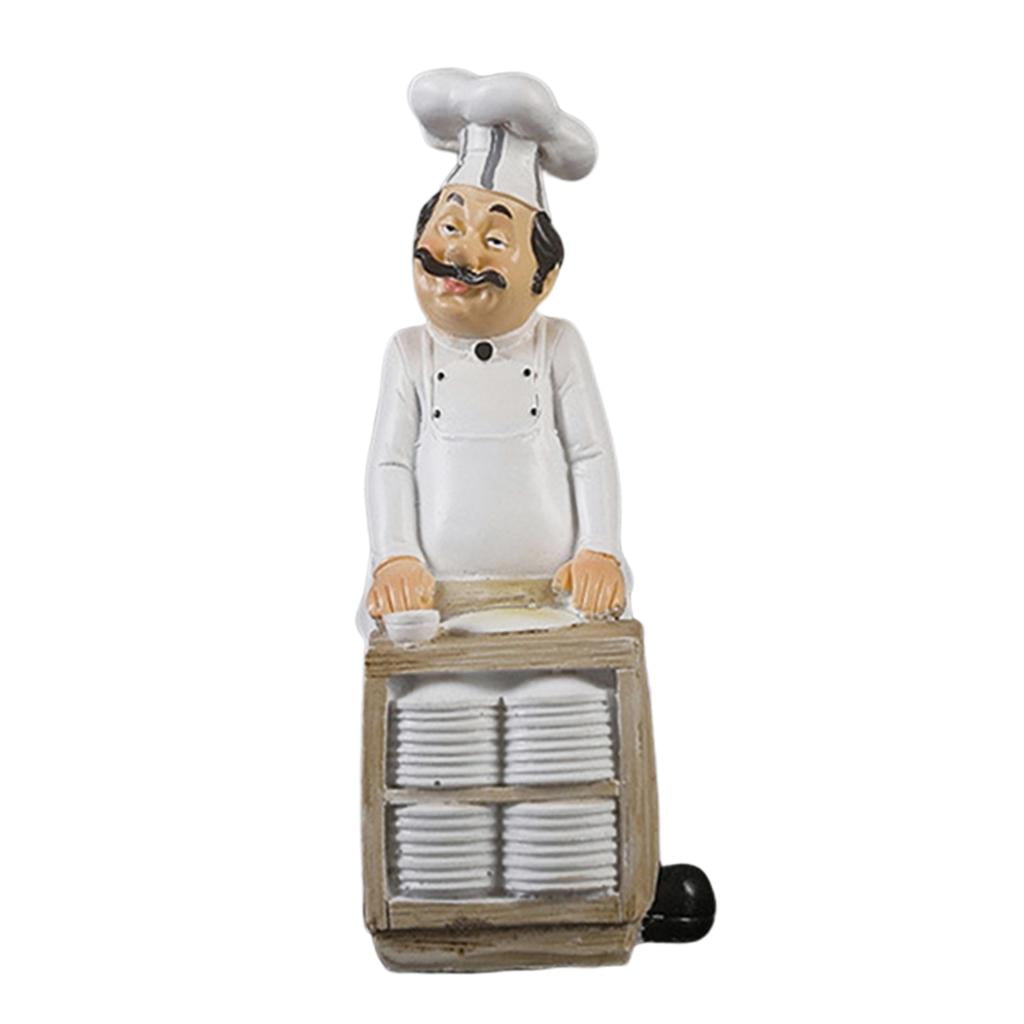 Chef Figurines Kitchen Decor W/ For Counter