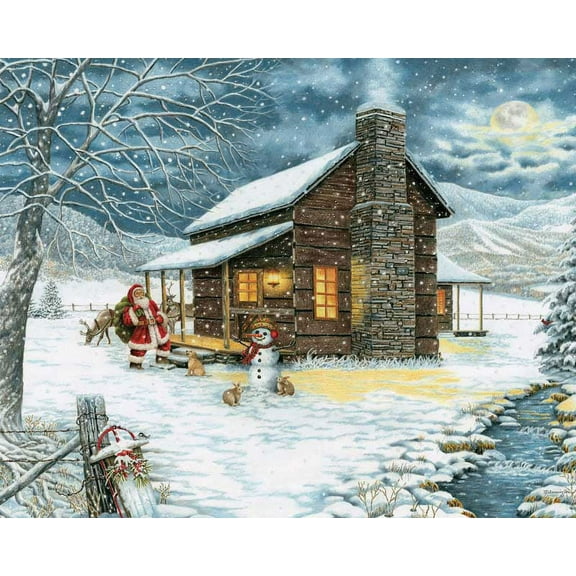 A Smoky Mountain Christmas 550 Piece Puzzle