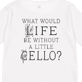 thumbnail image 4 of Inktastic Cellist Music Gift for Cello Player Boys or Girls Long Sleeve Toddler T-Shirt, 4 of 5