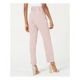thumbnail image 3 of LEYDEN Womens Pink Pocketed Belted Cropped Pants Size: XL, 3 of 4
