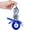 Blue OM, variant on Evil Eye Nazar Battu Hanging for Home Entrance Door Good Luck Feng Shui Vastu Decor, Om Evil Eye Protection Charm for Positive Energy Blue OM
