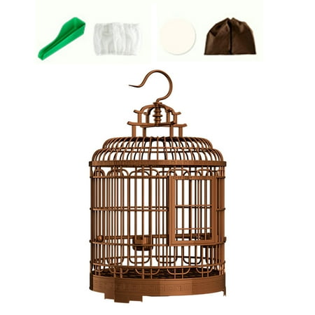 TOOYFUL s Cage Nest Pet Supplies Large Hanging Birdcage Parrot Cage for Finches Parakeets Cockatoos Small Birds African