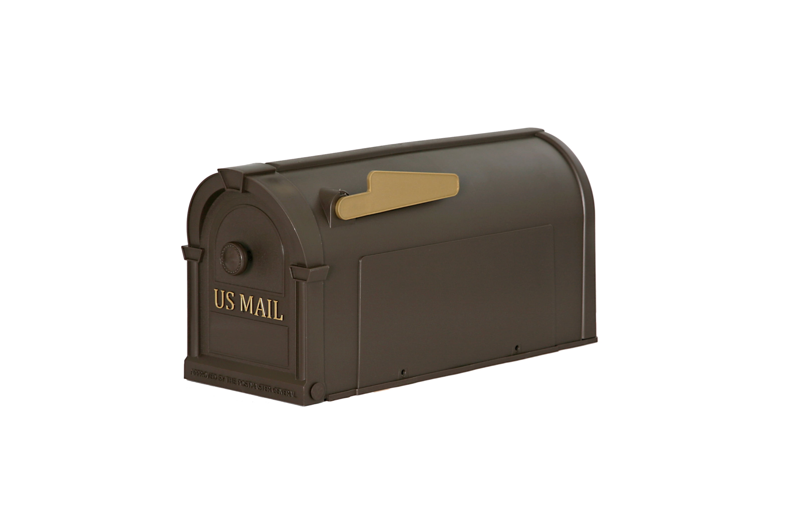 Postal Pro Hampton Plastic Mailbox - Bronze
