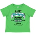 thumbnail image 3 of Inktastic Happy Birthday, Mommy I'm the Best Ever in Blue Boys or Girls Toddler T-Shirt, 3 of 5