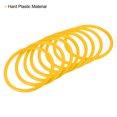 thumbnail image 4 of Unique Bargains 8.5cm Plastic Carnival Ringtoss Rings Hoop Party Favor Game, Yellow 12 Pack, 4 of 5