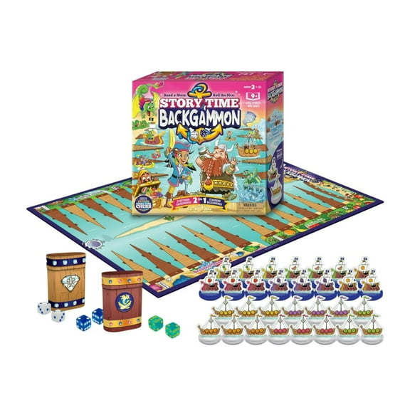 Story Time Chess Award-Winning Beginner Backgammon Board Game Set to Develop Critical Skills for Kids Ages 3 and Up