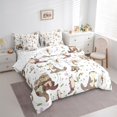 thumbnail image 3 of Homewish Cute Otter Bedding Comforter Set 7pcs for Children Teenagers,Stars Print Queen Bedding Sets Super Cozy,Cartoon Animal Koi Fish Queen Sheet Sets,Super Cozy Room Decor,Reversible, 3 of 8