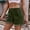 Army Green, variant on YYUIJK Jean Shorts for Women High Waisted Stretchy Distressed Denim Shorts Ripped Frayed Hem Summer Casual Shorts