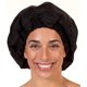 thumbnail image 1 of Gorro de ducha premium para mujeres con cabello largo. Reutilizable 100% impermeable Doble cara Ideal para rizos con tejido anti-frizz forrado en rizo. Gorros de ducha negros para mujer., 1 of 8