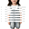 thumbnail image 3 of Ruyang Girls Jean Denim Short Overalls Vintage Faded Distressed Wide Leg Jumpsuits Summer Kids Adjustable Strap Rompers Y2K Streetwear ﻿, 3 of 6
