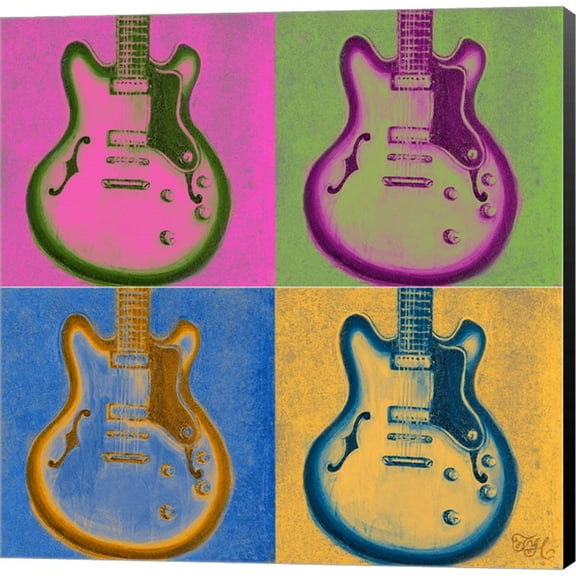 Great Art Now Multi Colored Rock by Tiffany Hakimipour, Canvas Wall Art, 24W x 24H