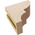 thumbnail image 6 of 3"W x 6"D x 6"H Classic Ridgewood Rough Cedar Woodgrain TimberThane Corbel, Primed Tan, 6 of 6