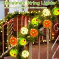 thumbnail image 6 of yulier Christmas Ball String Lights, 59 Inch 10 LED Plastic Christmas Balls String Lights Christmas Tree Decorations Xmas Holiday Party Home Indoor Outdoor Decor, 6 of 6
