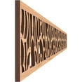 thumbnail image 3 of Ekena Millwork 46 3/8"W x 4"H x 1/4"T Springfield Fretwork Moulding, Hickory, 3 of 13