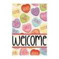 thumbnail image 1 of Bandera de jardín para San Valentín, accesorio decorativo para fiestas, 30 x 45 cm, decoración para exteriores Multicolor, 1 of 9