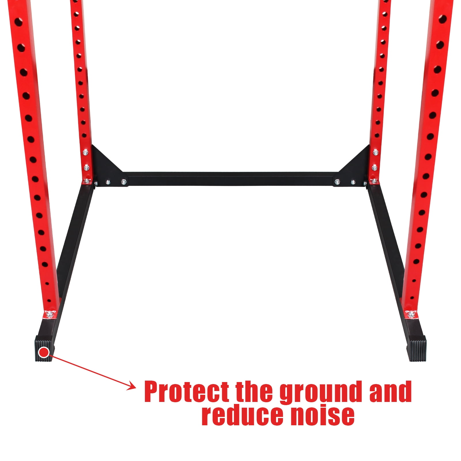 Heavy Duty Power Rack Squat Cage Include Adjustable Safety Bars,Pull-Up Bar For Home Fitness Strength Training
