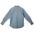 thumbnail image 3 of Yellow Stone Dutton Ranch Logo Light Wash Denim Shirt-XLarge, 3 of 6