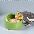 thumbnail image 6 of Ceramic Bird Feeder Bowl Anti-spill Parrot Food Water Dish Heavy-duty Small Pet Weaning Training Feeding Cup Cage Accessories for Lovebird Parakeet Cockatiel, 6 of 6
