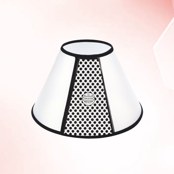 KALLORY Pet Elizabeth Collar White Plastic for Pets Prevents Scratching and Biting Injuries Size 3