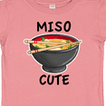 thumbnail image 4 of Inktastic Miso Cute with Miso Soup Boys or Girls Baby T-Shirt, 4 of 5
