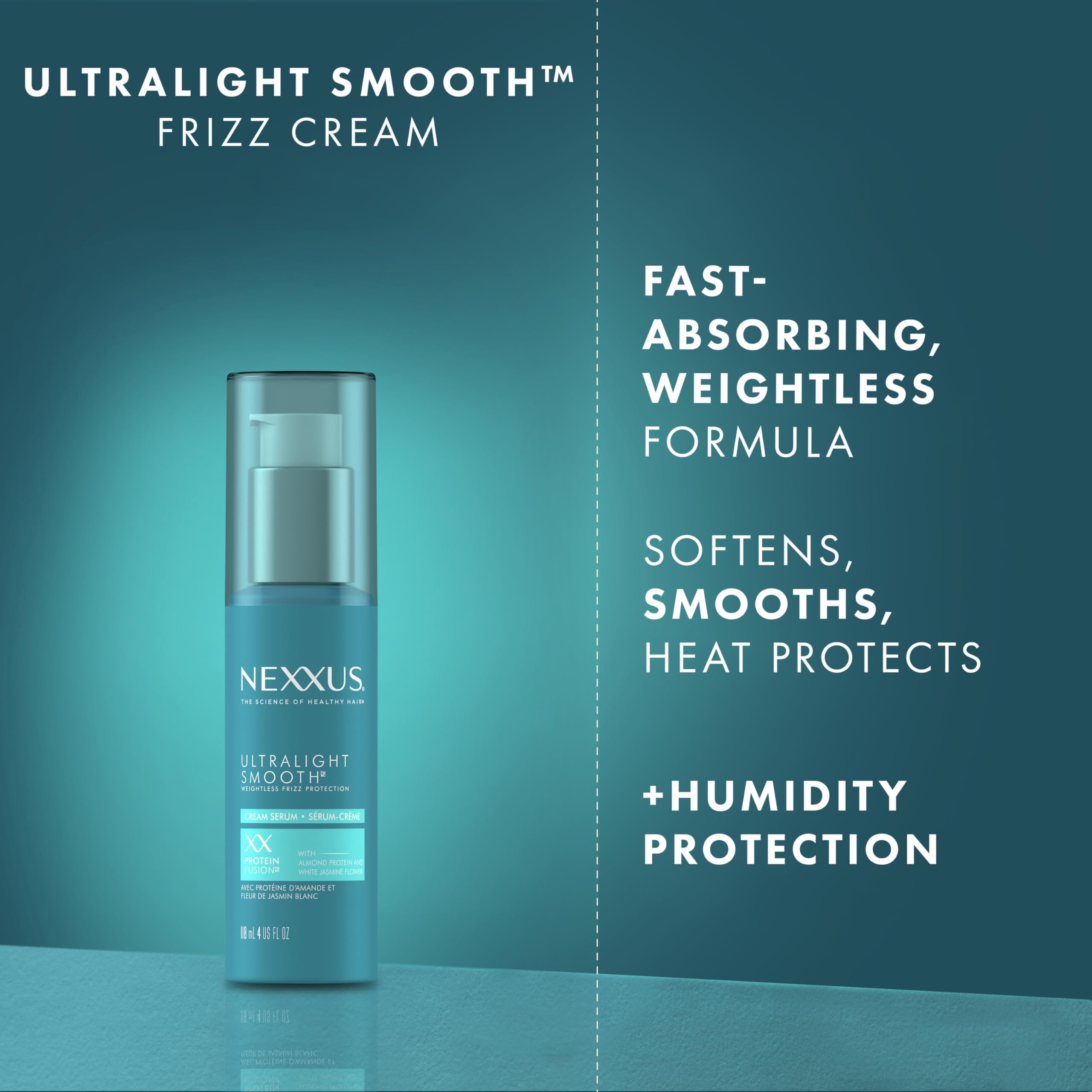 Nexxus Ultralight Smooth Frizz TMA2 Defy Cream Serum for