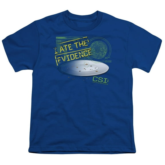 Csi - I Ate The Evidence - Youth Short Sleeve Shirt - Small