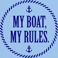 thumbnail image 3 of CafePress - My Boat, My Rules T Shirt - Men's Classic Graphic T-Shirt, 3 of 4