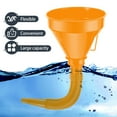 thumbnail image 7 of Wide Mouth Oil Funnel with Hose Extension Flexible Funnels for Automotive Use Removable Mesh Filter for Car Fuel, Transmission Fluid, Oil Change(3, Yellow), 7 of 7