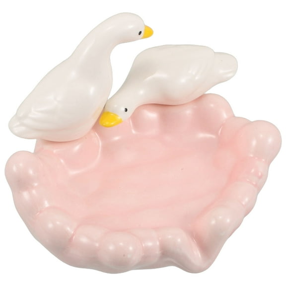 Milisten Ceramic Soap Dish with Storage Tray for Bathroom Essentials, Decorative and Functional Bath Accessory