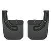 Husky Liners Custom Mud Guards Rear Mud Guards Black Fits 18-19 Jeep Wrangler Sport/Sport S, 18-19 Jeep Wrangler Unlimited Sahara/Unlimited Sport/Unlimited Sport S