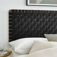 thumbnail image 7 of Headboard, Full Size, Walnut Black, Vegan Leather, Bedroom, Modern Contemporary HB36754, 7 of 7