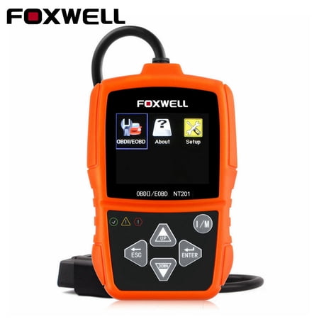 FOXWELL NT201 Automotive OBD2 EOBD Scanner Check Car Engine Light Code ...