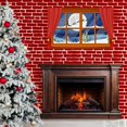 thumbnail image 1 of Decoraciones navideñas de pared Viora White, 4 unidades, pared de ladrillo, 1 of 7