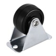 thumbnail image 3 of Unique Bargains 1 Inch Fixed Casters Wheels Rubber Top Plate Mounted 11lb Capacity 2 Pcs, 3 of 4