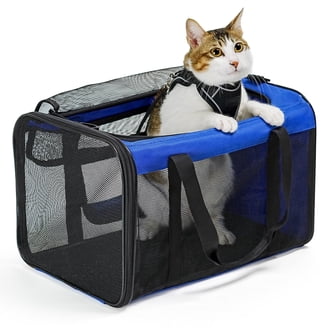 Aberfields Cat Carrier Pouch – Zacht Draagzakje – Antikras Canvas – 7,5 Kg Draagvermogen – Voor Nagelknippen En Verzorging – Ook Als Opbergtas Te Gebruiken
