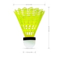 thumbnail image 2 of Li-Ning Bolt Neo Nylon Badminton Shuttlecocks With Extreme Durability & Qucik Recovery | Yellow , Pack Of 6, 2 of 5