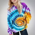 thumbnail image 2 of MKOSPLRT Kids Tie Dye Pullover Hoodies 2-14Y Classic Fit Long Sleeve Hooded Sweatshirts for Boys and Girls Toddler Oversized Hoodies, 2 of 7