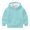Light Blue, variant on GobdXE Solid Cotton Blend Girls Pullover Hoodie Long Sleeve Waffle Texture Kangaroo Pocket Bubble Sleeve Loose Casual Children Sweatshirt,7-8 Years(White)