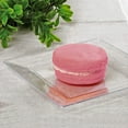 thumbnail image 4 of Balsa Circle Clear 12 Pieces 4.25" Square Plastic Plates Disposable Tableware, 4 of 4