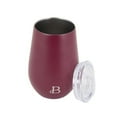thumbnail image 4 of Beautiful 12oz Double Wall Stainless Steel Wine Tumbler, Color Merlot, 4 of 5