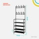thumbnail image 2 of Perchero Resistente Estante Organizador Ropa Zapatera Rack negro 6.49 pulg Elly Decor ED-PHO-MUL, 2 of 8