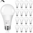 thumbnail image 1 of Bombillas GOZIG, 16 unidades, LED A19, 14 W, 1500 LM, 3000 K, regulables, 1 of 7