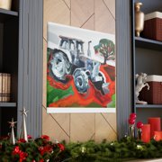 Tractor in Technicolor - Canvas