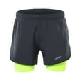 thumbnail image 2 of Lixada Lixada Men's 2-in-1 Running Shorts Quick Drying Breathable Active Training Exercise Jogging Cycling Shorts with Longer Liner, 2 of 7